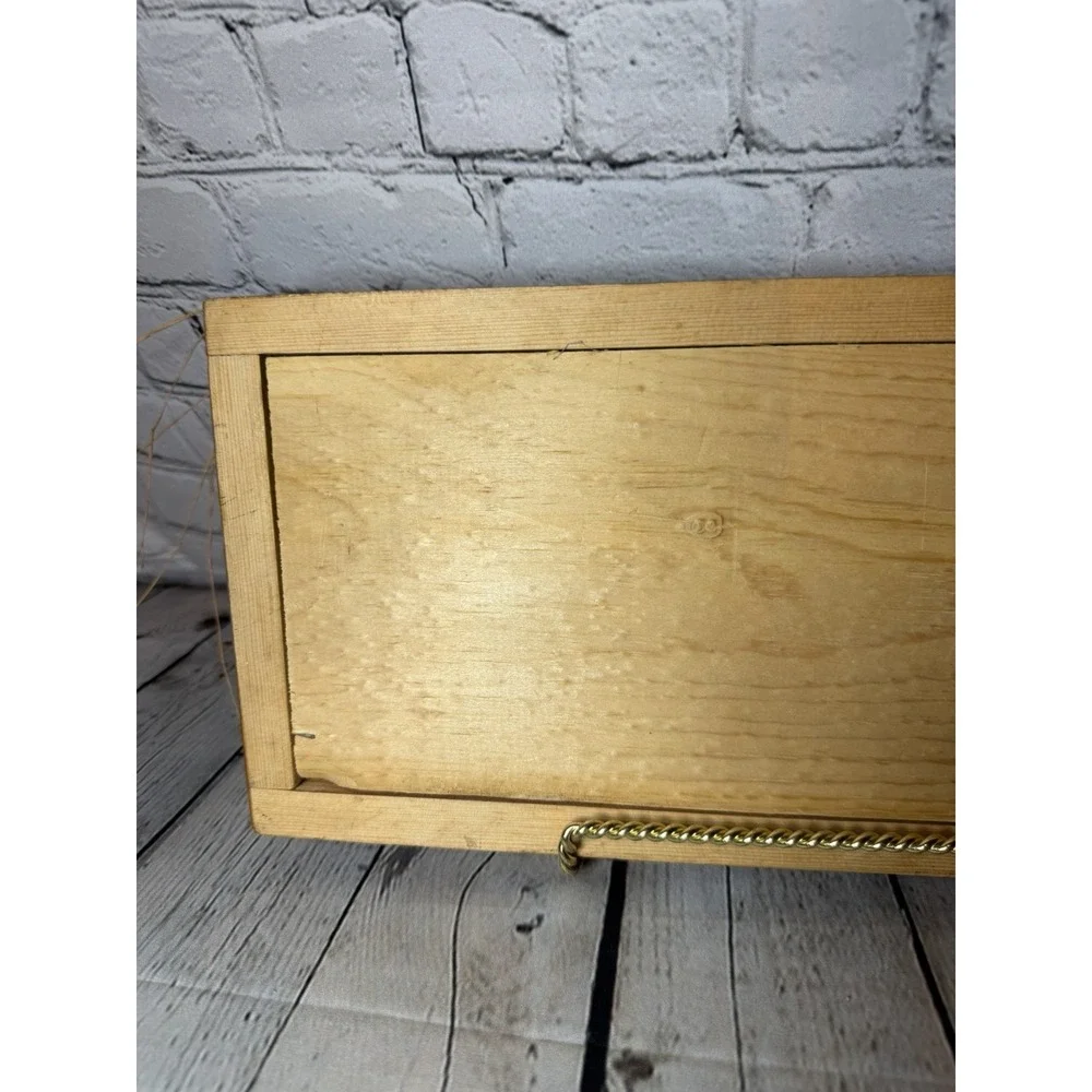 Basket Collector Vintage Country‎ Chunky Wood Frame Sign 14